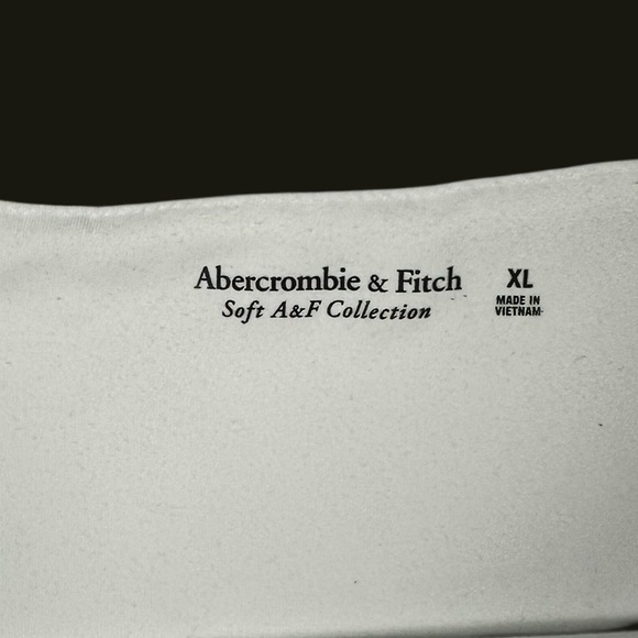 Abercrombie & Fitch Soft A&F White Square‑Neck Strap Bodysuit – Size XL - Picture 13 of 14